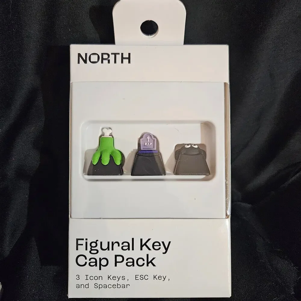 Figural Key cap Halloween pack 3 Icon keys, esc key, and spacebar